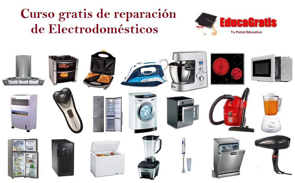 Curso gratis reparacion electrodomesticos Educagratis
